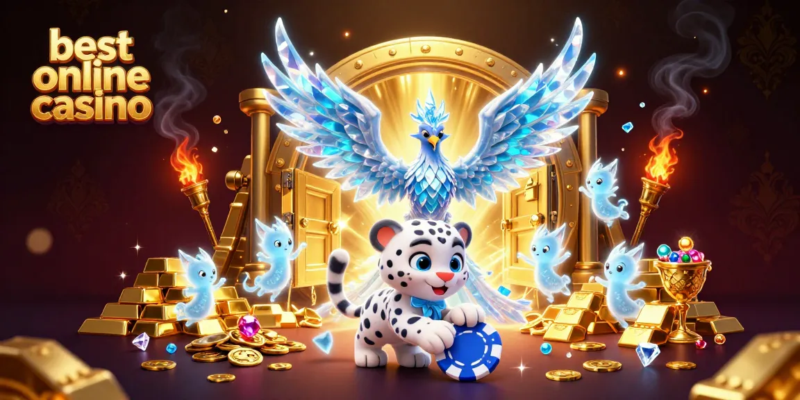 Engaging illustration showcasing the best online casino experience with vibrant elements and characters.