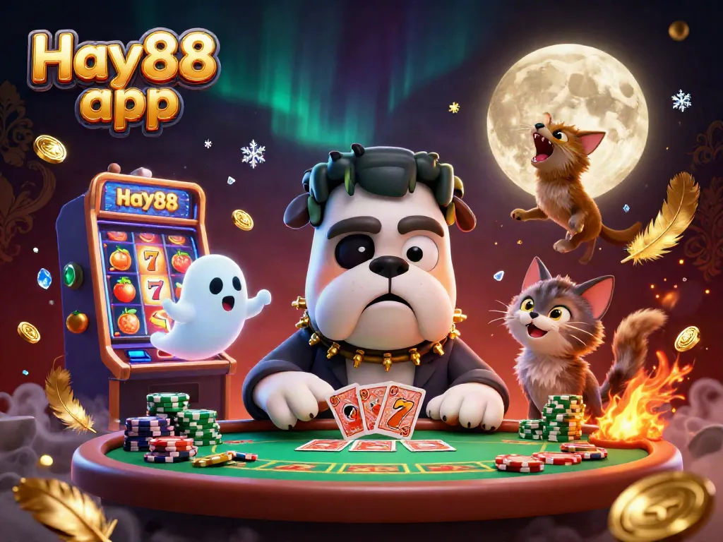 The Hay88 app transforms the casino experience with spooky characters and vibrant games.