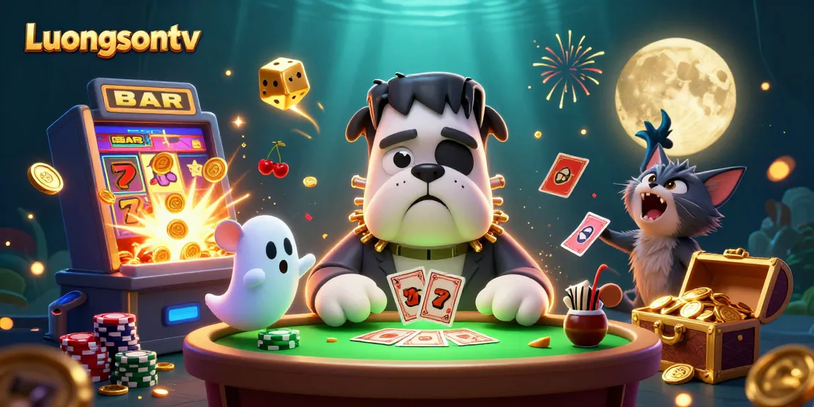 Luongsontv offers exciting live-action featuring cartoon characters and vibrant gambling elements.