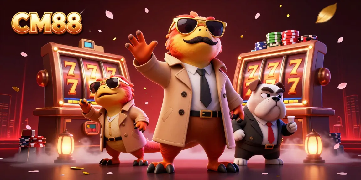 Experience the thrill of CM88 with a raucous scene of cartoon raptors attempting to enter a VIP casino.