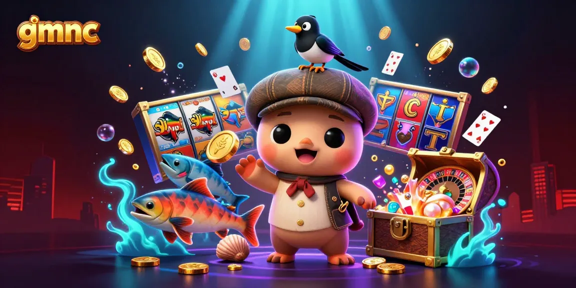 Explore exciting gaming with gmnc, featuring vibrant underwater elements and engaging characters.