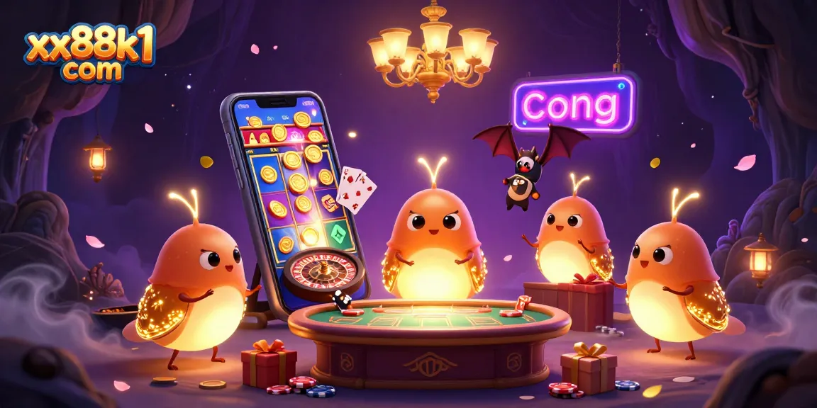Engage with the xx88k1 com casino adventure featuring glowworms, a bat dealer, and exciting games.