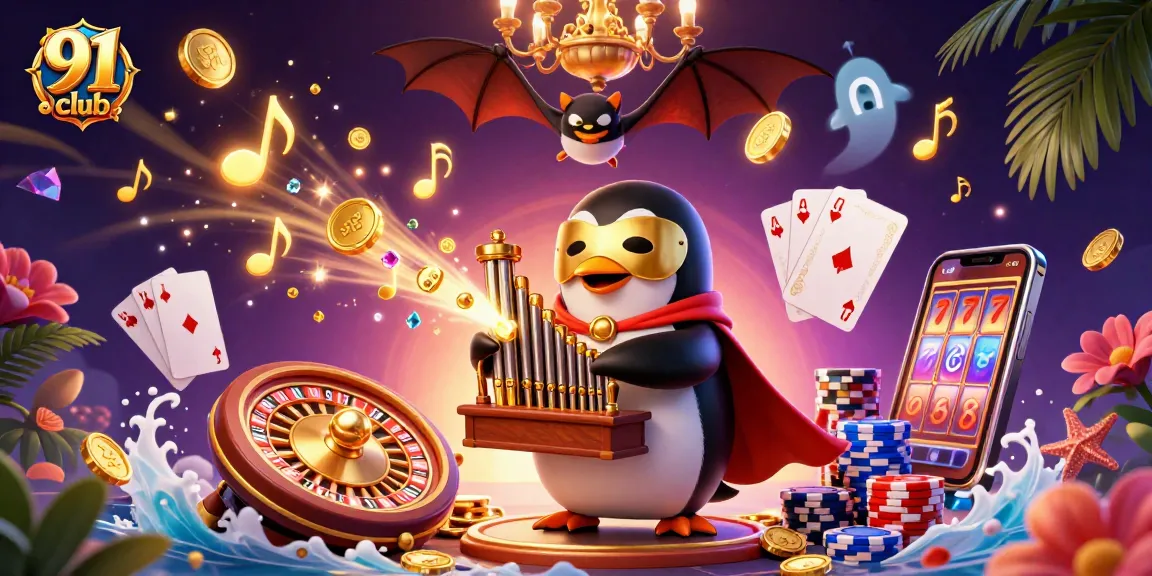 Experience thrilling gameplay with 91 club as a phantom penguin orchestrates winning moments.