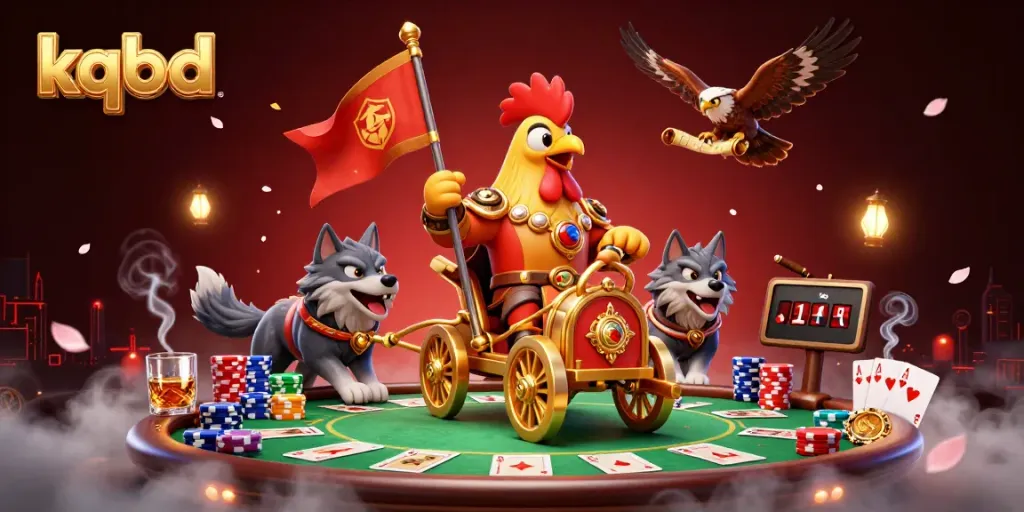 Engage with thrilling kqbd results while enjoying a colorful poker showdown scene.