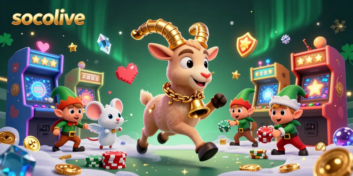 Socolive unleashes the festive chaos with Krampus, angel mouse, and gremlins in an interactive casino.