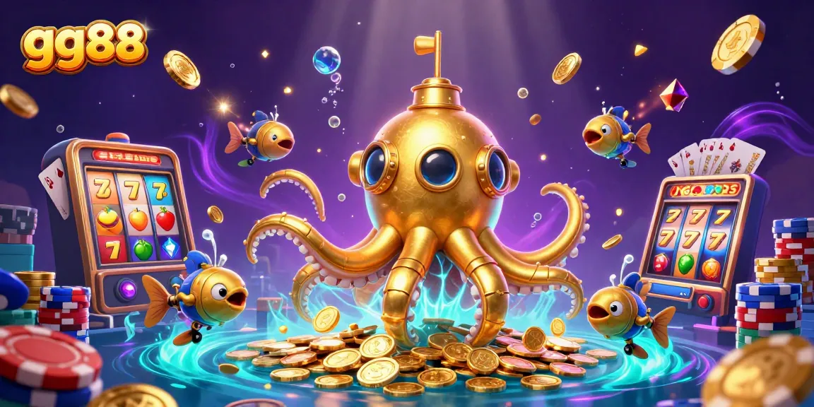 Experience thrilling gameplay at gg88 with vibrant slot machines and golden coins.